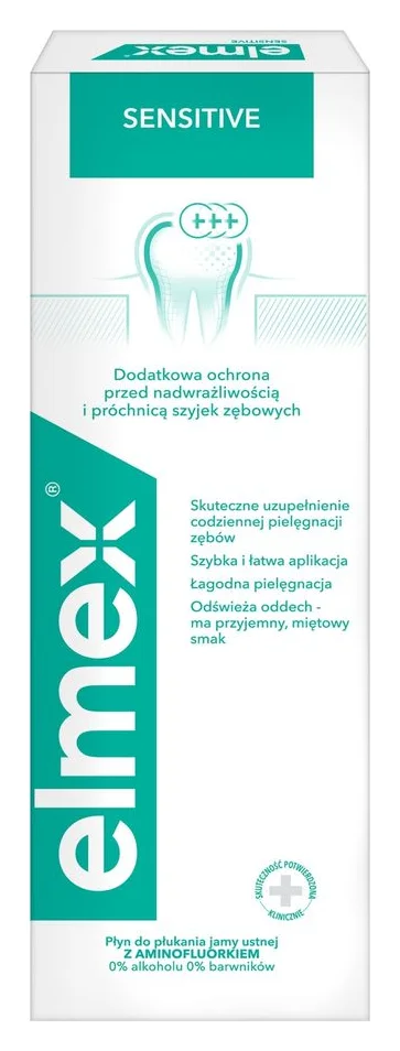 elmex Sensitive, 400 ml, cu aminofluorura