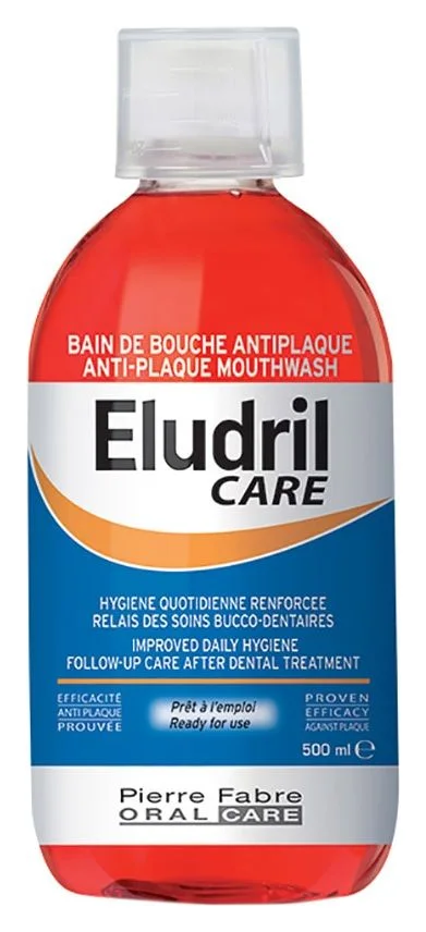 Eludril Care, 500 ml, indeparteaza placa bacteriana