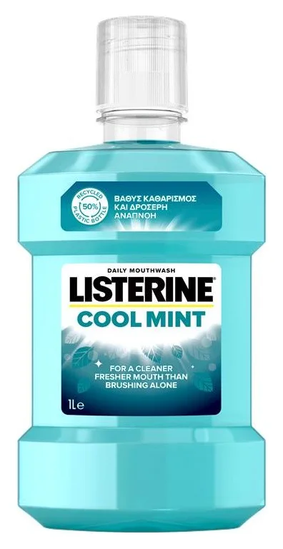 Listerine Coolmint, 1.000 ml, cu alcool