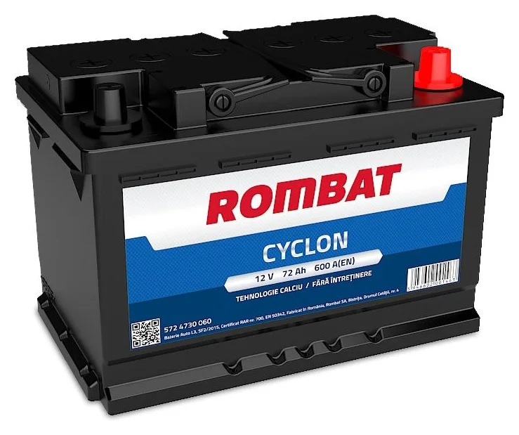 Rombat Cyclon, 72 Ah, 600 A