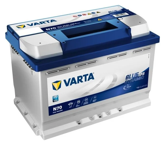 Varta Blue Dynamic EFB, 70 Ah, 760 A