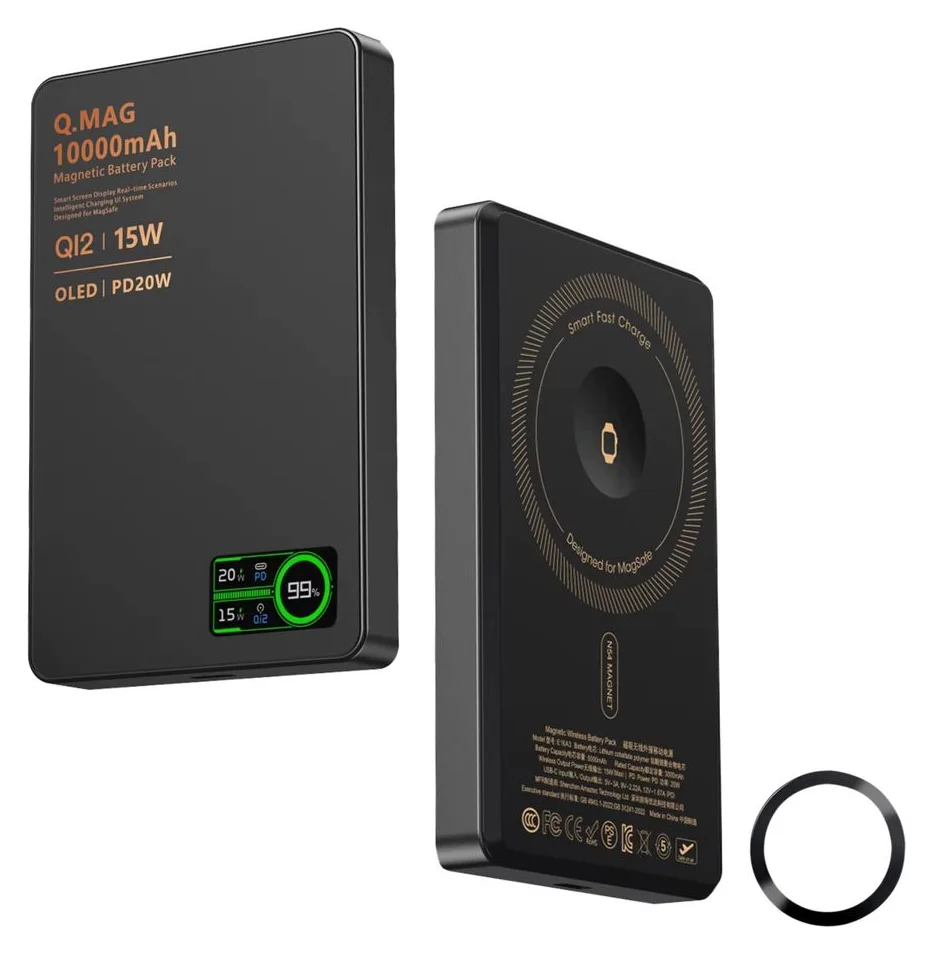 ESL QI2 magnetica 3 in 1, 10.000 mAh, 20 W