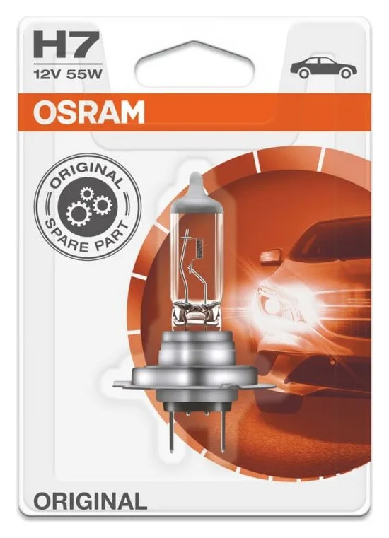 Osram H7 Standard, halogen, 12V 55W