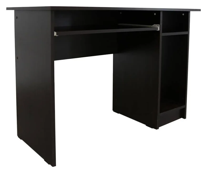 Birou Nero 100 cu polita si spatiu pentru unitate, 100x50x74 cm