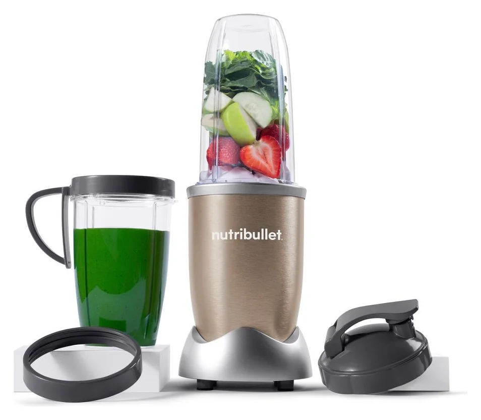 Nutribullet Pro 900 W, cupe de 700 si 900 ml, Tritan fara BPA