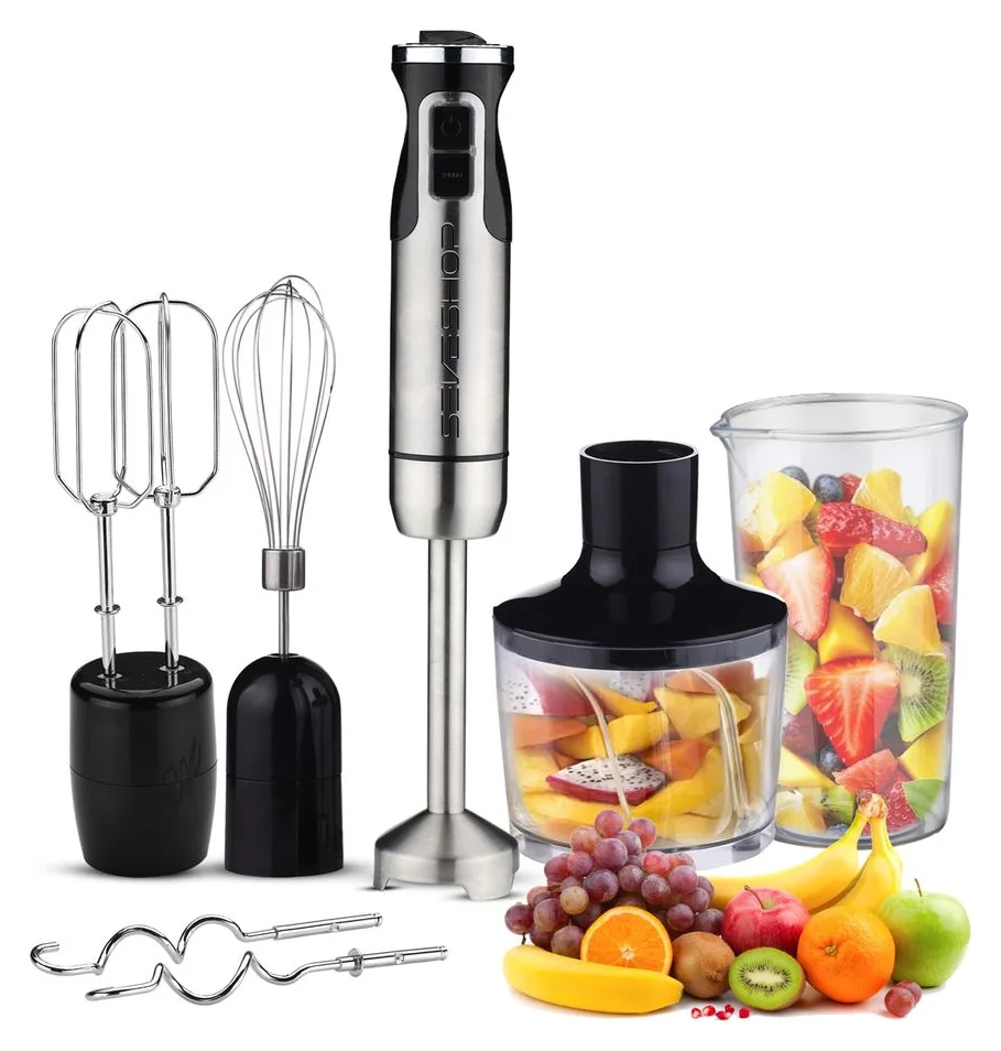 SeveShop 5 in 1 de mana, 1.200 W, 12 trepte, tocator si tel incluse