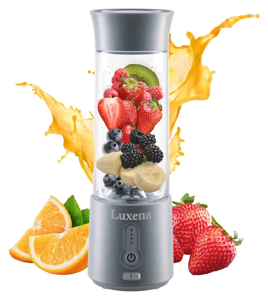 Luxena blender portabil fara fir, 150 W, 500 ml, 6 lame de inox