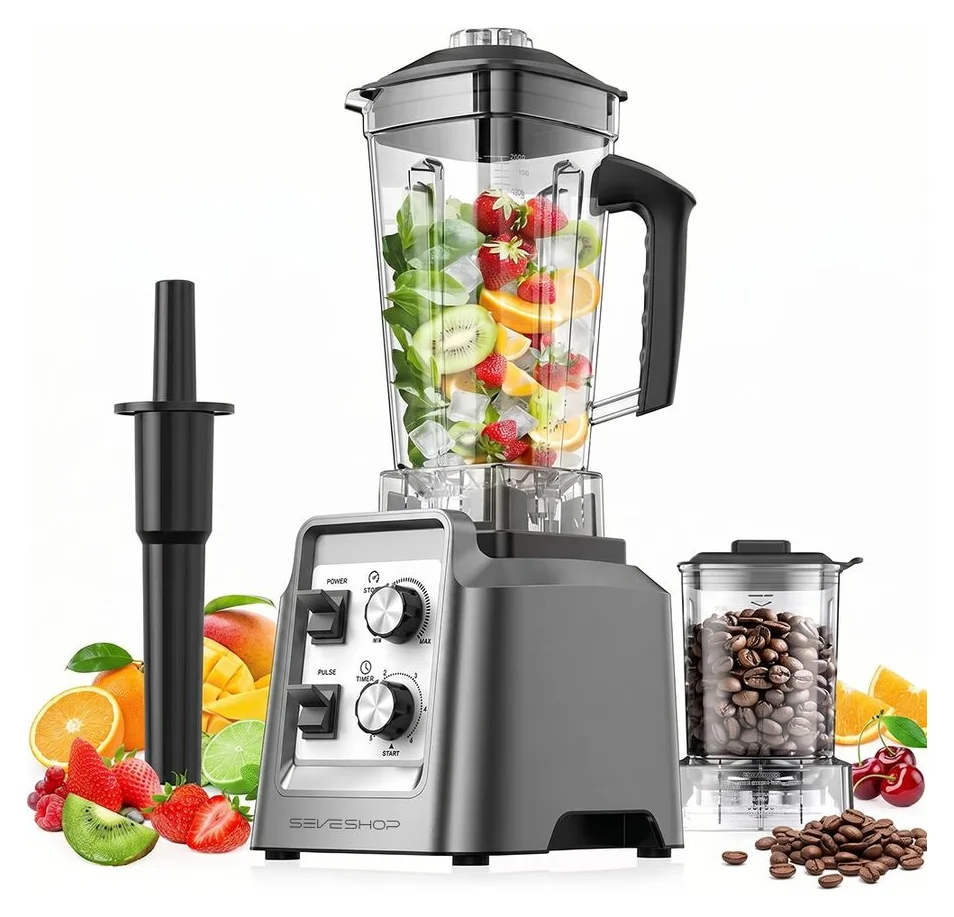 SeveShop Teendow 2 in 1, 1.800 W, vas de 2 l, rasnita, 10 trepte