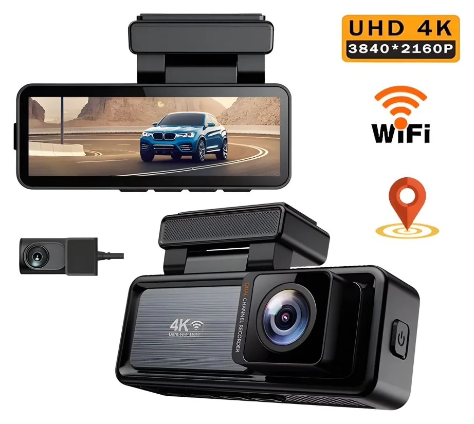 MaGeCa M6, fata 4K + spate 1080P, Wi-Fi, GPS