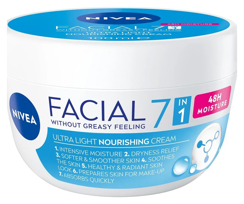 Nivea Facial, crema de zi hranitoare, 100 ml