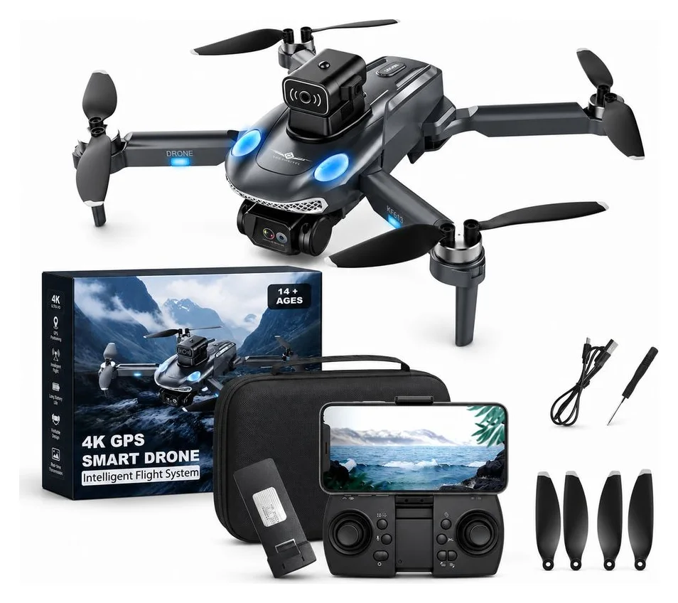 Purpley 4K, 250 g, GPS si motoare brushless