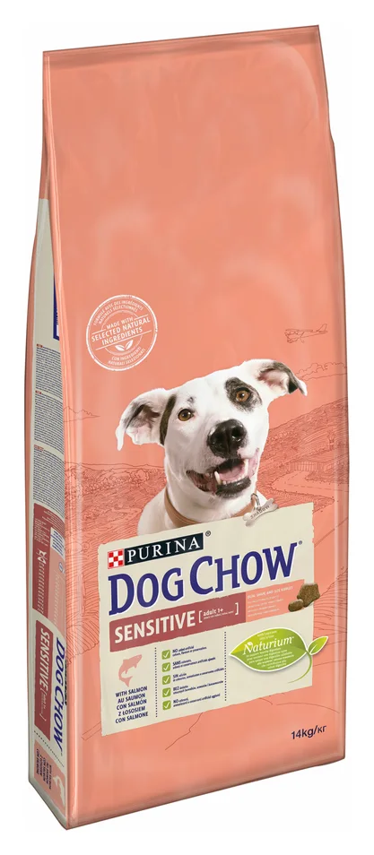 Dog Chow Adult Sensitive somon, 14 kg