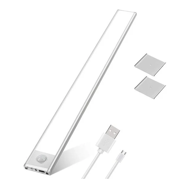 Lampa LED SLIM Dasbo cu senzor de miscare, suport magnetic, fara fir, acumulator reincarcabil