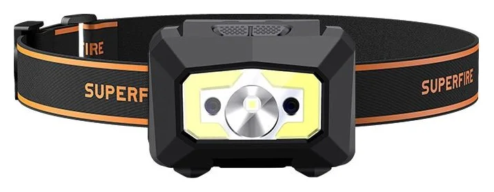 Supfire X30, frontala, 500 lm, 58 g, senzor