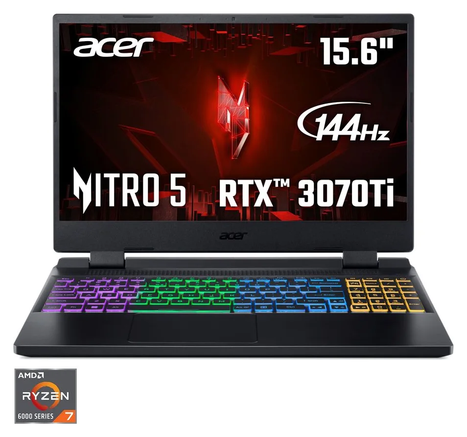 Acer Nitro 5 AN515-46, RTX 3070 Ti din generatia veche