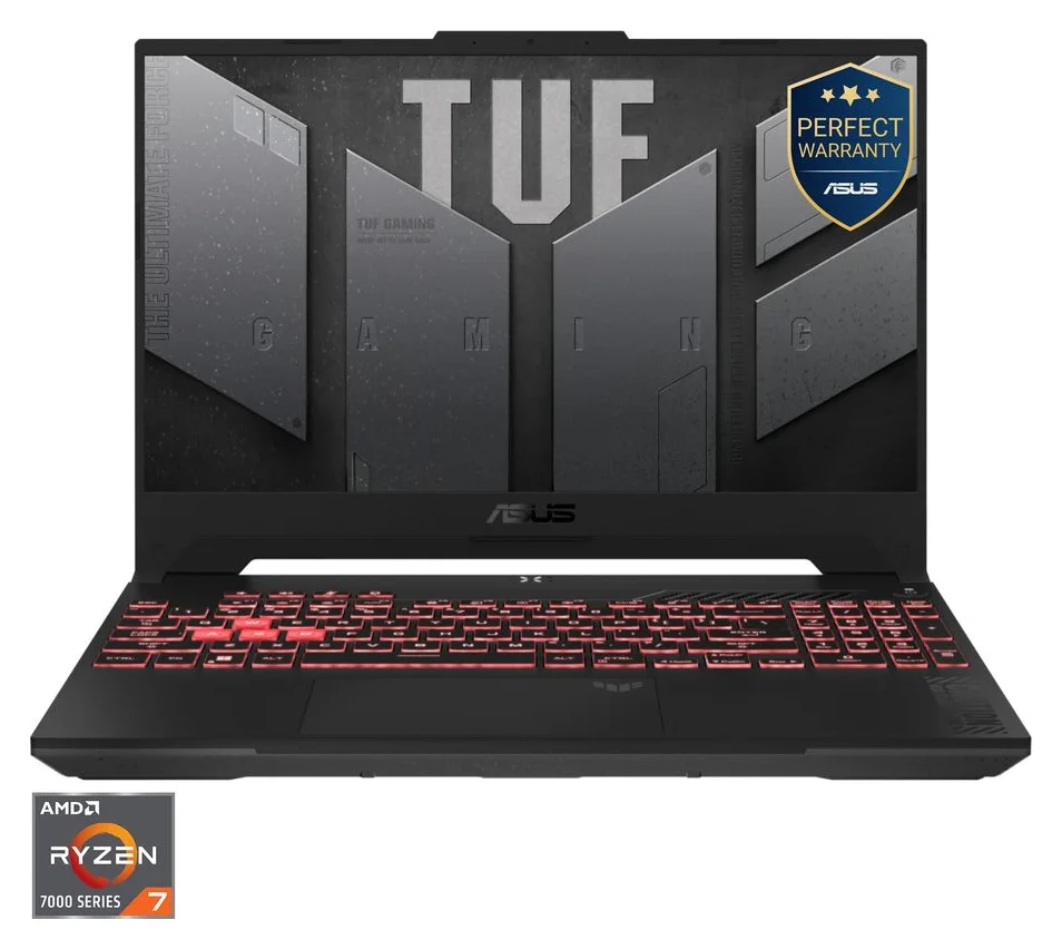 ASUS TUF A15 FA507NUR, Ryzen 7 si RTX 4050