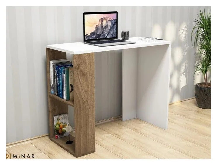 Masa PC Nano cu polite, 90x40x75 cm