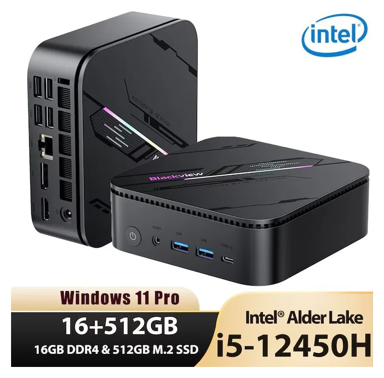 Blackview MP100 Pro, mini PC cu 8 nuclee