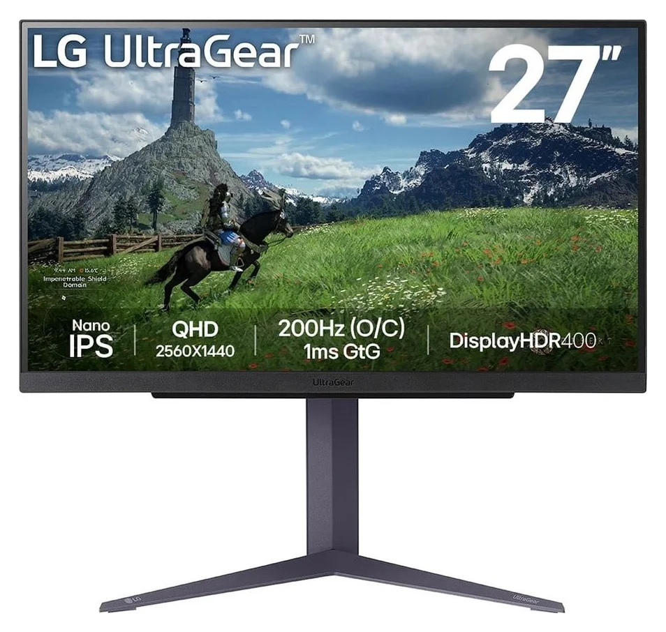 LG UltraGear 27 inch, QHD, Nano IPS