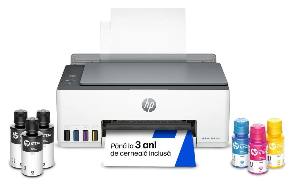HP Smart Tank 580, inkjet color cu rezervoare