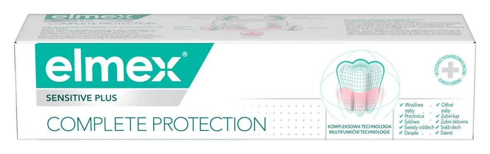 elmex Sensitive Plus Complete Protection, 75 ml