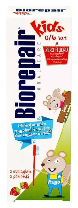 Biorepair Kids 0-6 ani, capsuni, 50 ml