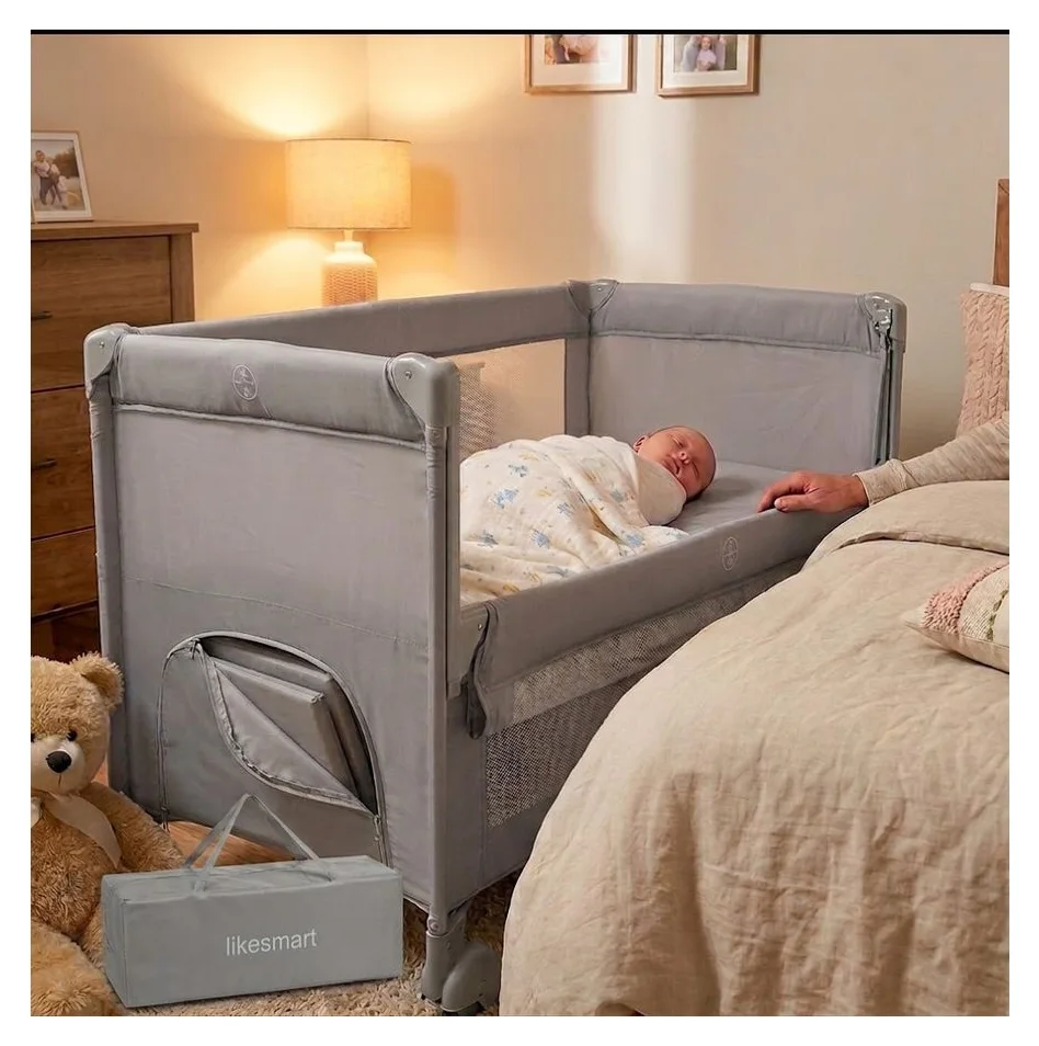 LikeSmart Crib DORO, laterala rabatabila