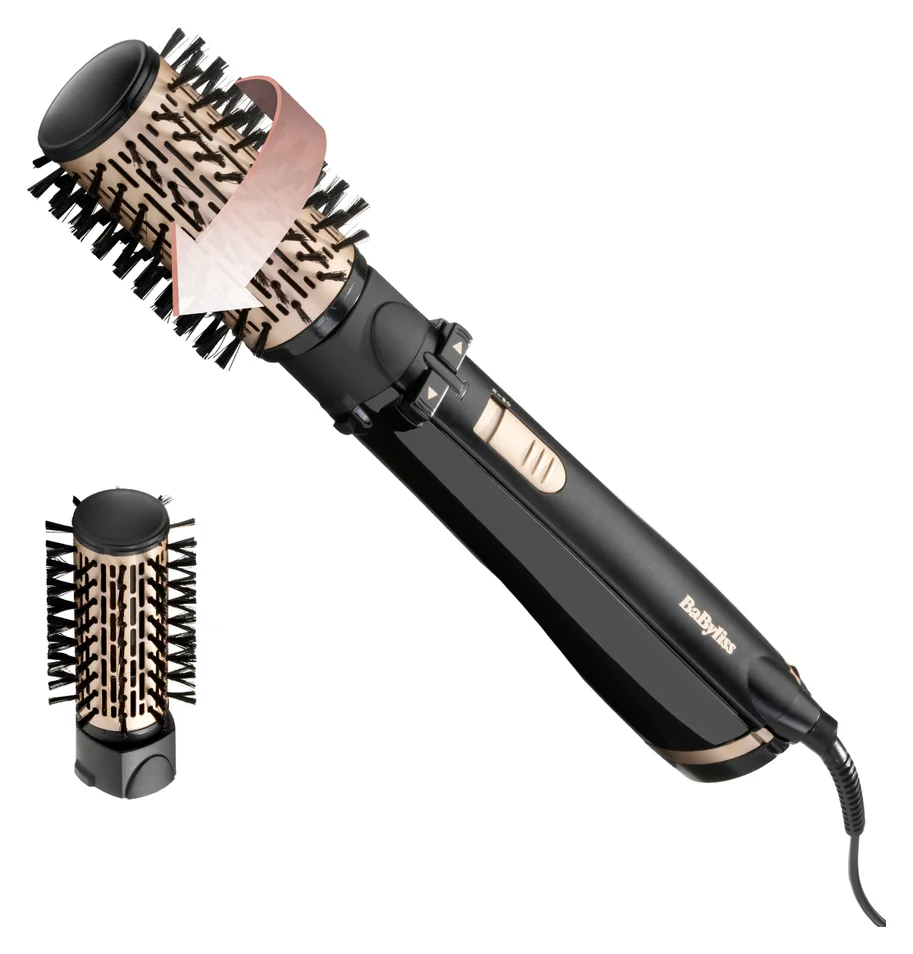 BaByliss Big Hair AS962ROE, rotativa, 1000 W, 2 capete