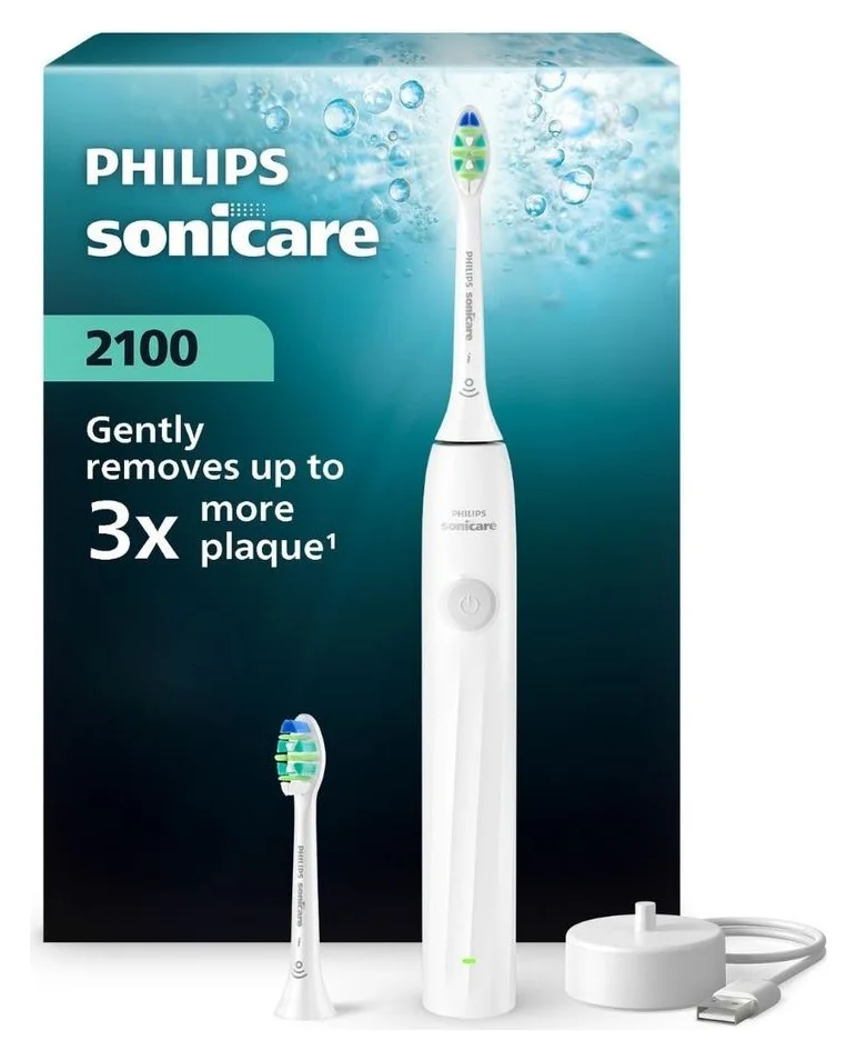 Philips Sonicare 2100 HX4022/01, sonica, 2 capete