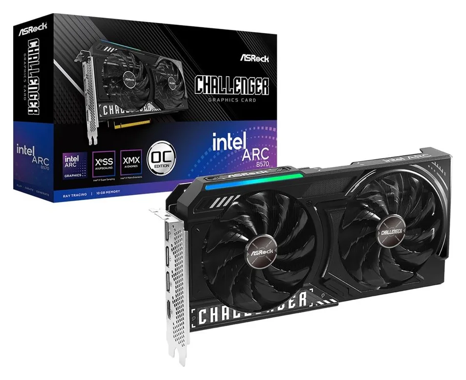 AsRock Intel Arc B570, 10 GB, al treilea producator