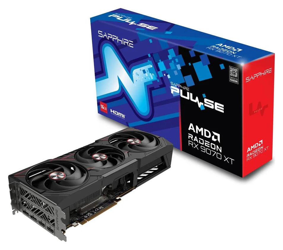 Sapphire PULSE RX 9070 XT, 16 GB pe 256 de biti