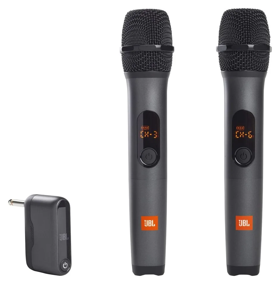 JBL, set 2 microfoane wireless de mana, 6,35 mm