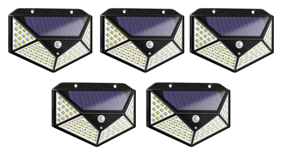 Set 5 lampi cu 100 LED-uri, 1.000 lm declarati