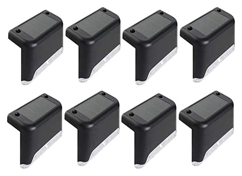Set 8 lumini solare pentru gard, 300 lm, 5 W