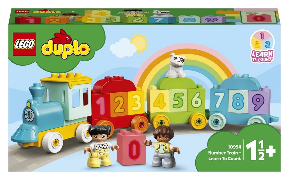 LEGO DUPLO, tren cu numere, 23 de piese