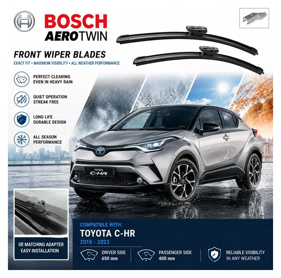 Bosch Aerotwin, Toyota C-HR si Lexus NX, 650/400 mm