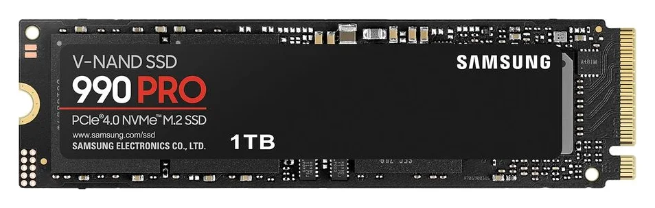 Samsung 990 PRO, 1 TB, 7.450 MB/s