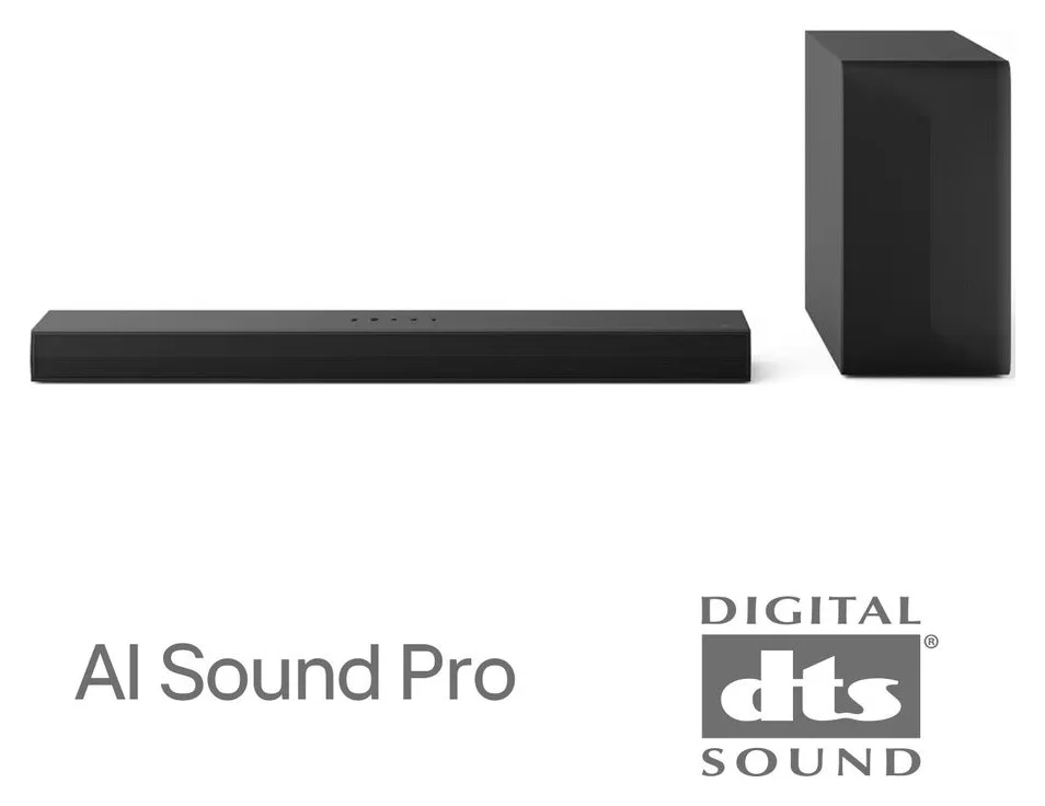 LG S60T, 3.1, 340 W, canal central