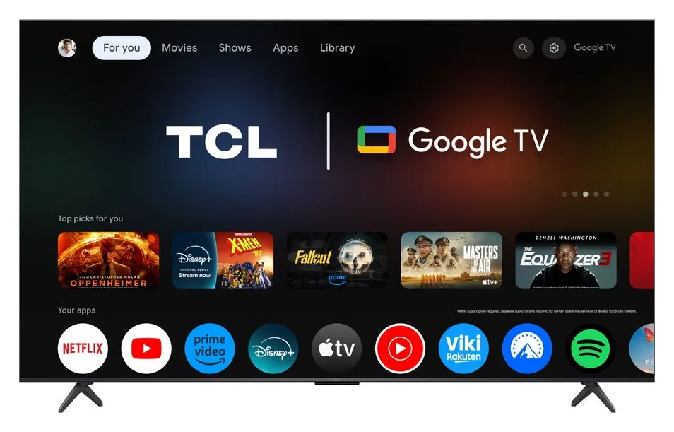 TCL 55C6K, QD-Mini LED, 139 cm, 4K, 144 Hz