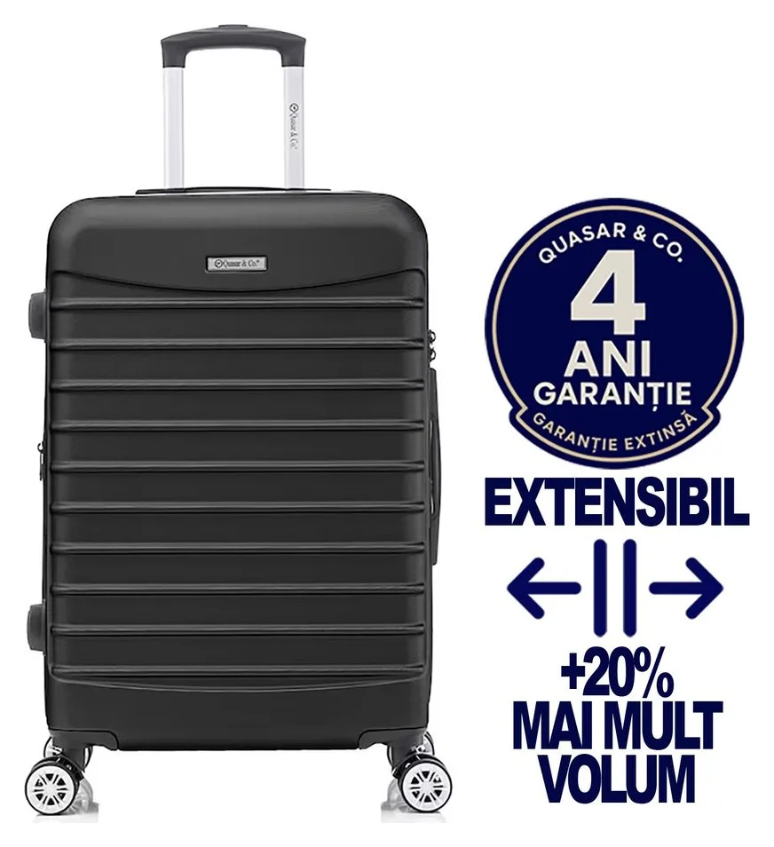Quasar & Co. mare extensibil, 77x49x31-36 cm, 100 l